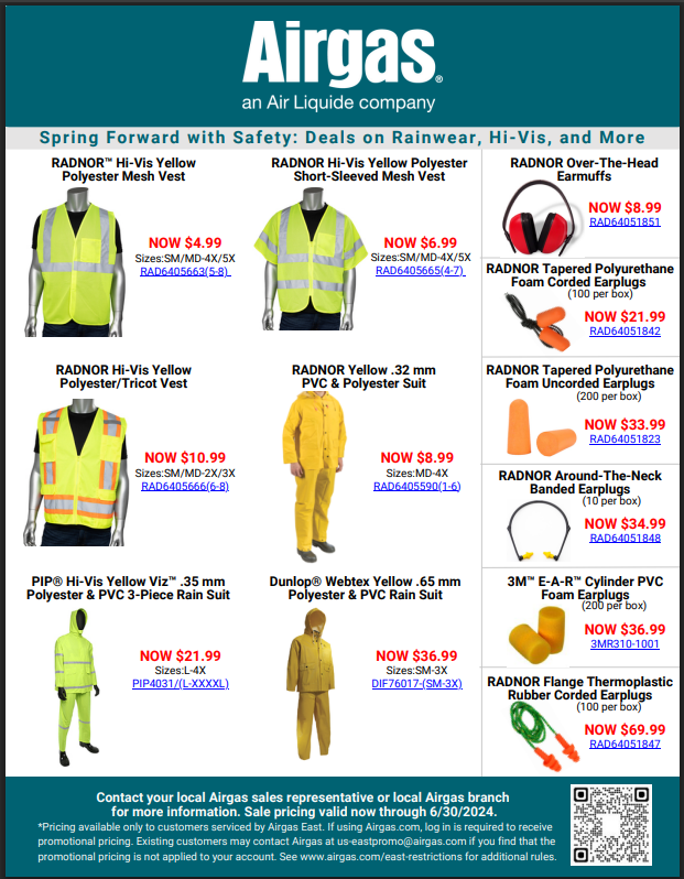Spring Forward with Safety:  Deals on Rainwear, Hi-Vis and More!