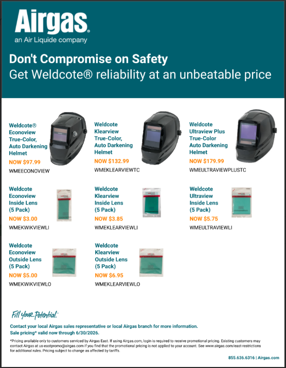 Get Weldcote Reliability at an Unbeatable Price