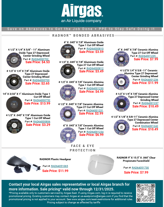 Save on Abrasives to Get the Job Done + PPE to Stay Safe Doing It!