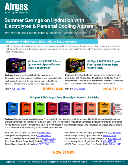 Shop Heat Stress PPE Deals! High-Performance Summer Gear from $2.19!
