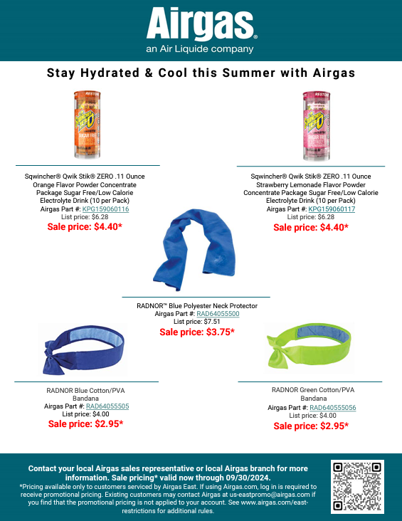 Save big on the products that will keep hydrated & cool this summer!