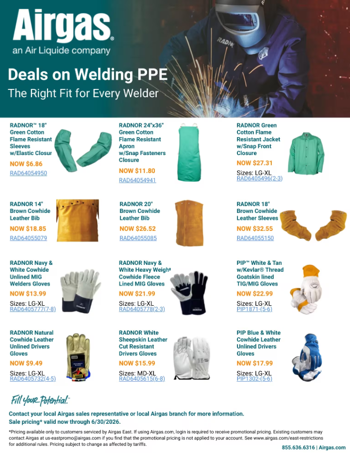 Welding Gloves and FR Clothing Sale