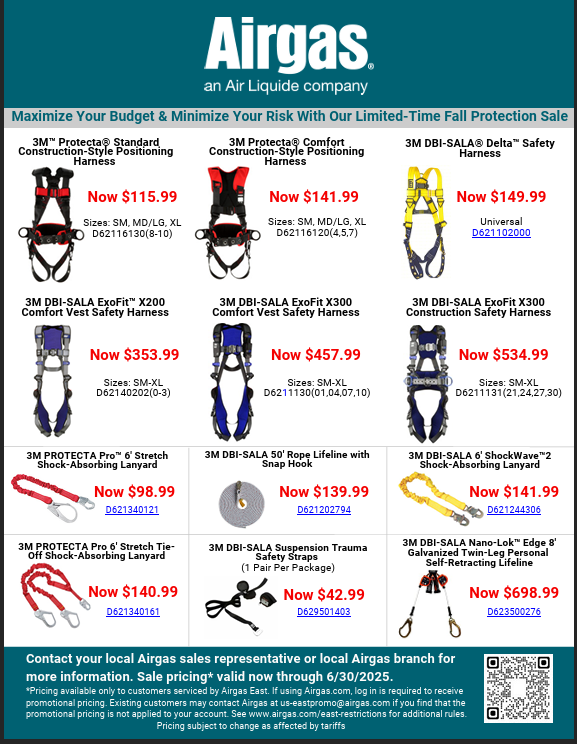 Maximize Your Budget & Minimize Your Risk with Our Limited-Time Fall Protection Sale